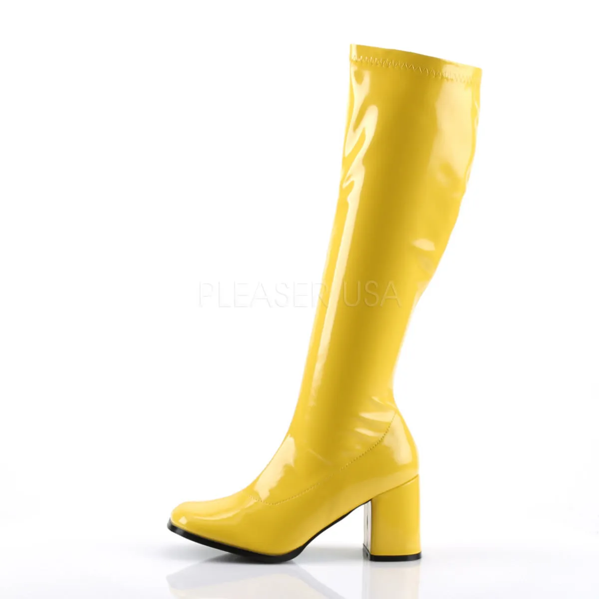 3 Inch Heel GOGO-300 Yellow Pat