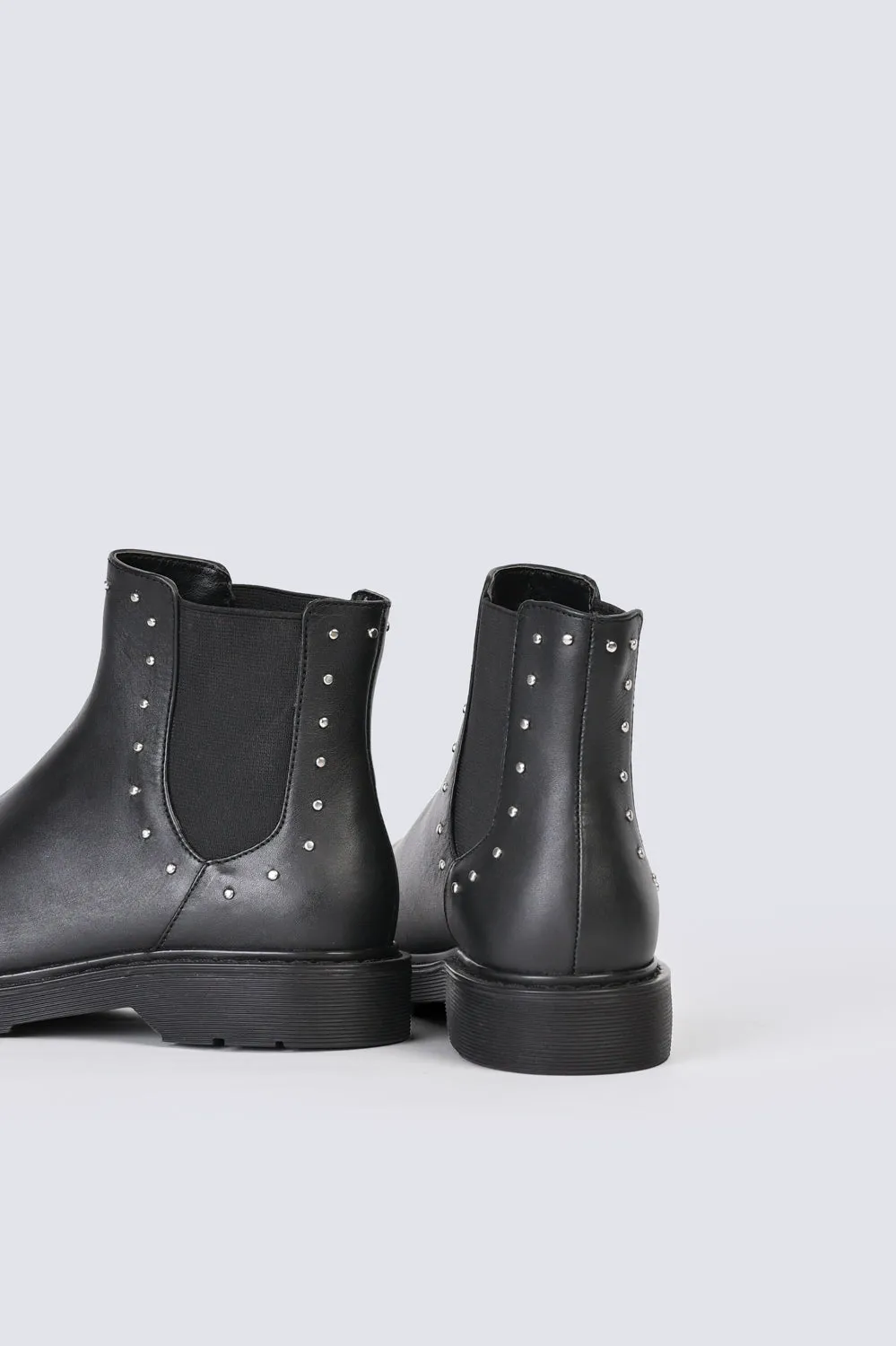 ANKLE BOOTS WITH STUDS