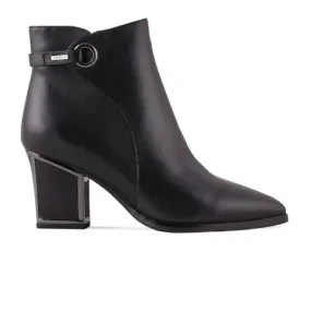 AquaDiva Irma Ankle Boot (Women) - Black Leather