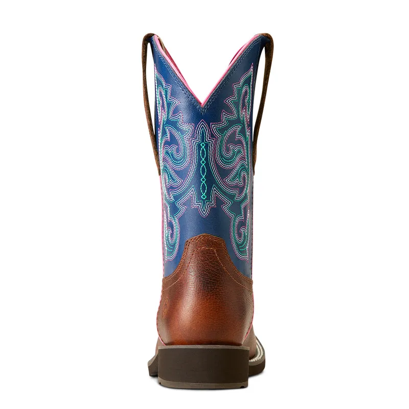 'Ariat' Women's 9 Delilah Stretchfit Square Toe - Dark Cottage / Ole Blue