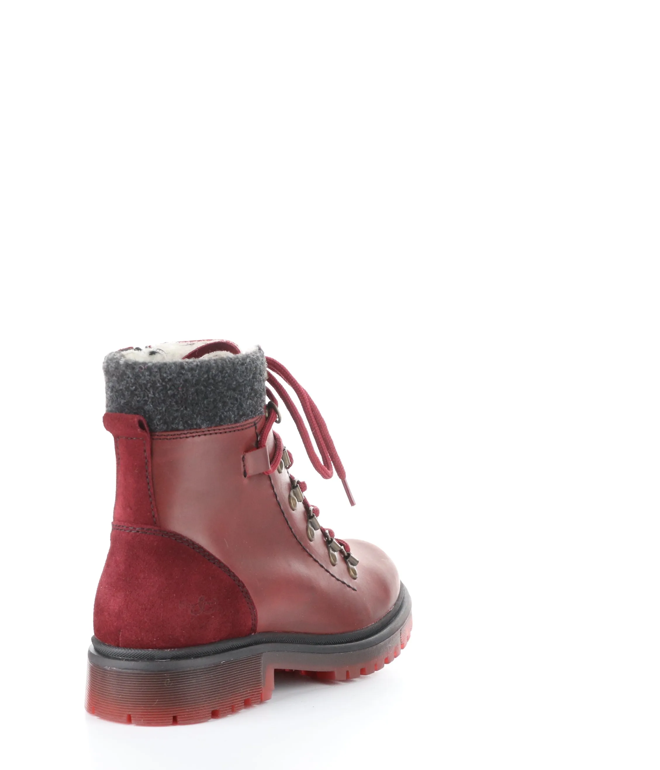 AXEL RED/SANGRIA Round Toe Boots