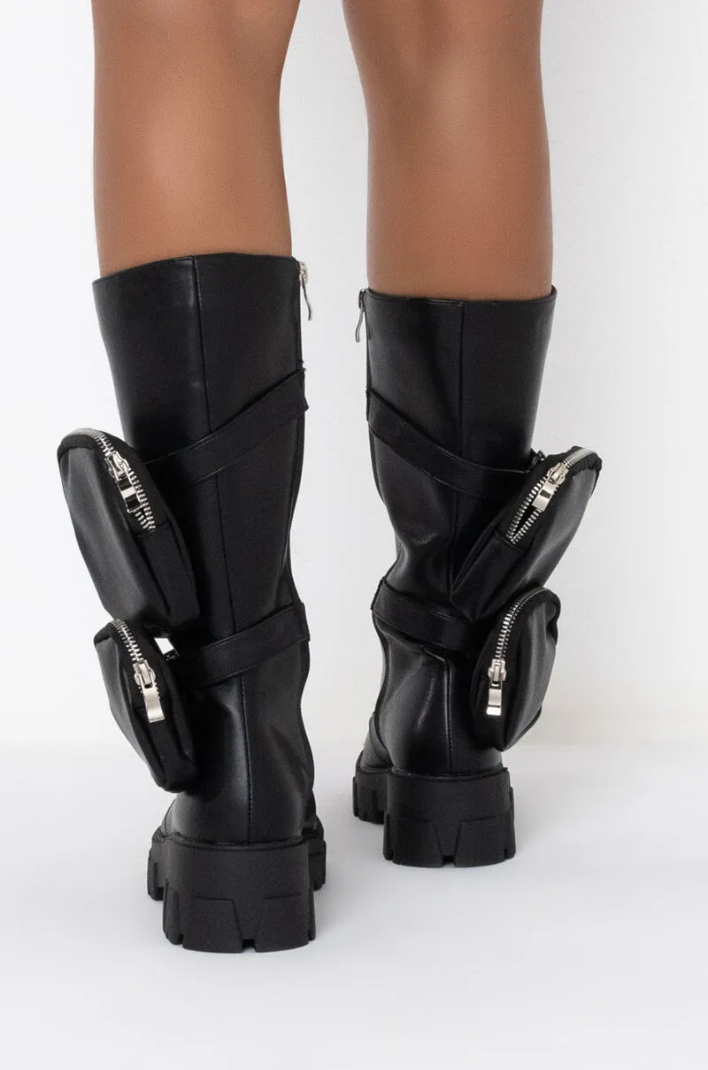 Azalea Wang - Danger Mid Calf Boot