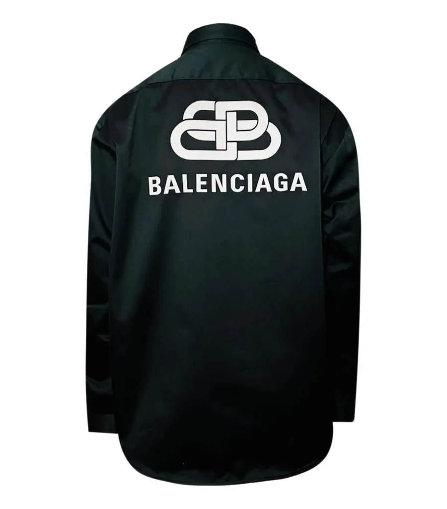 Balenciaga Logo Shirt. Size 38