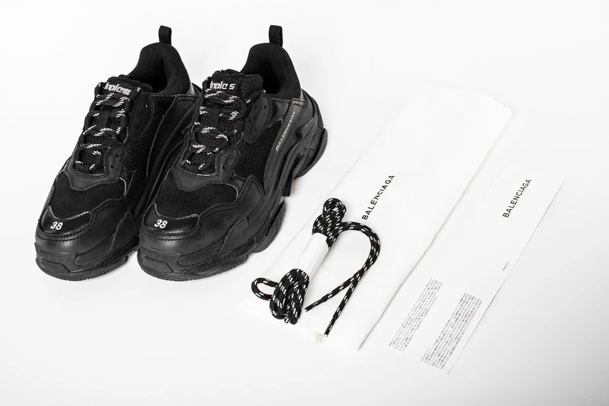 BALENCIAGA TRIPLE S ''BLACK'' ss19