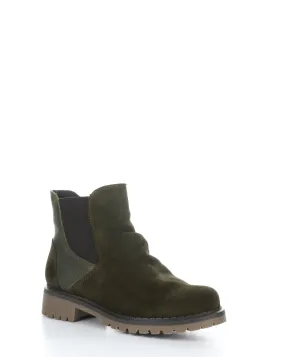 BARB OLIVE Elasticated Boots