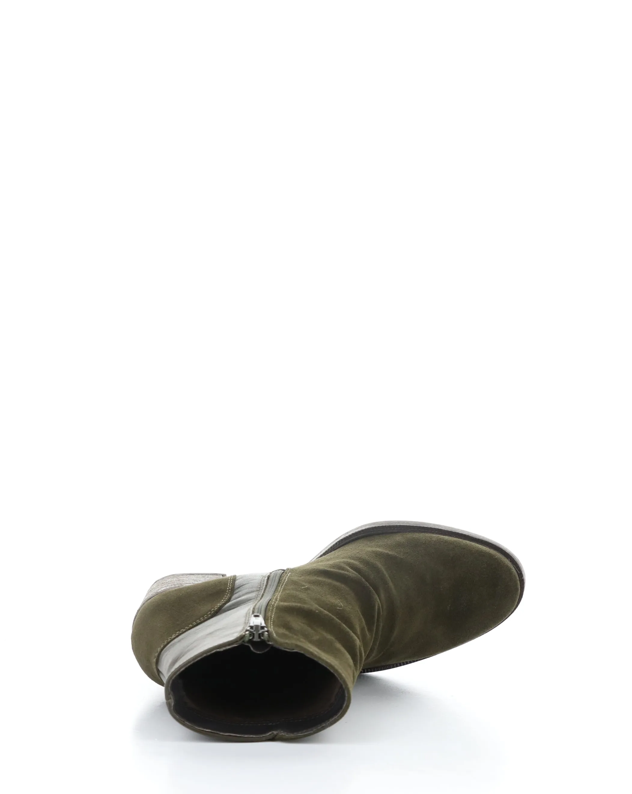 BIBOS OLIVE Round Toe Boots