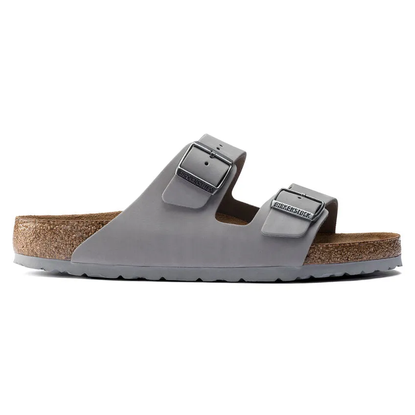 'Birkenstock' Women's Arizona Nubuck Leather Sandal - Dove Grey