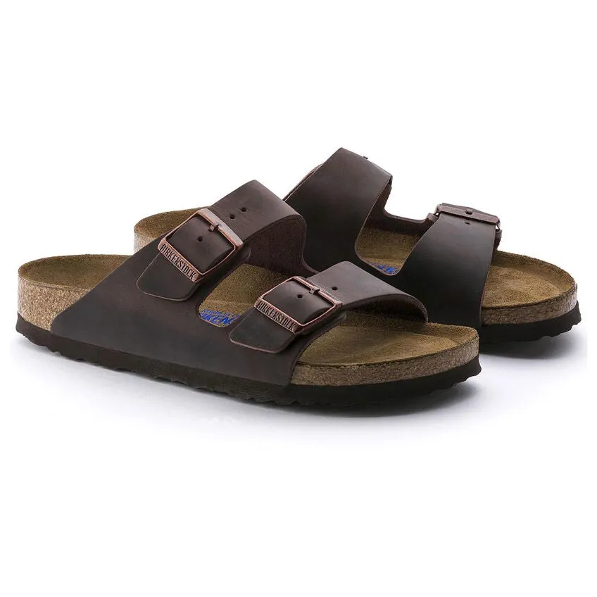 'Birkenstock' Women's Arizona Oiled Leather Sandal - Habana