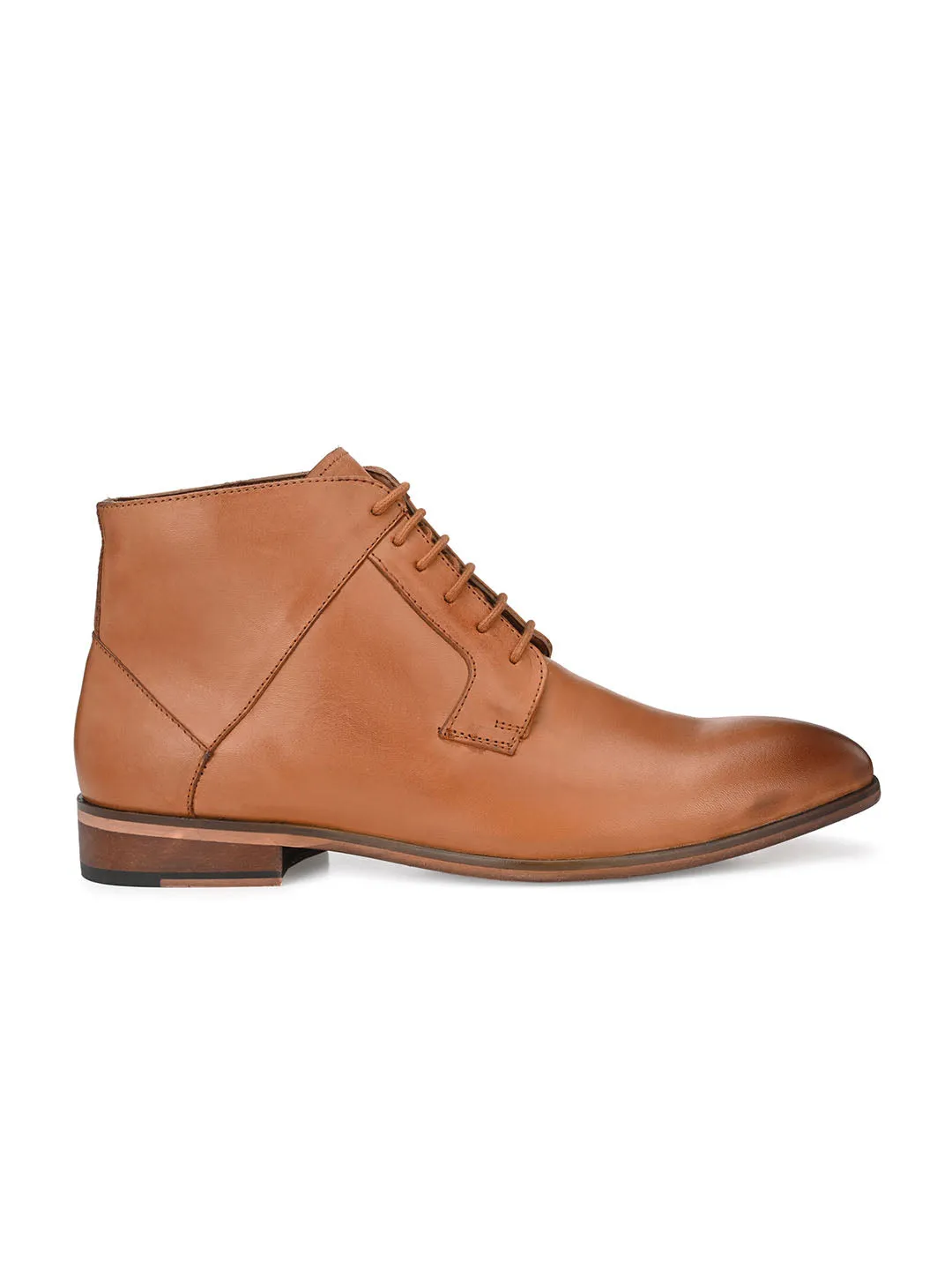 Blaze Tan Lace-Up Boots