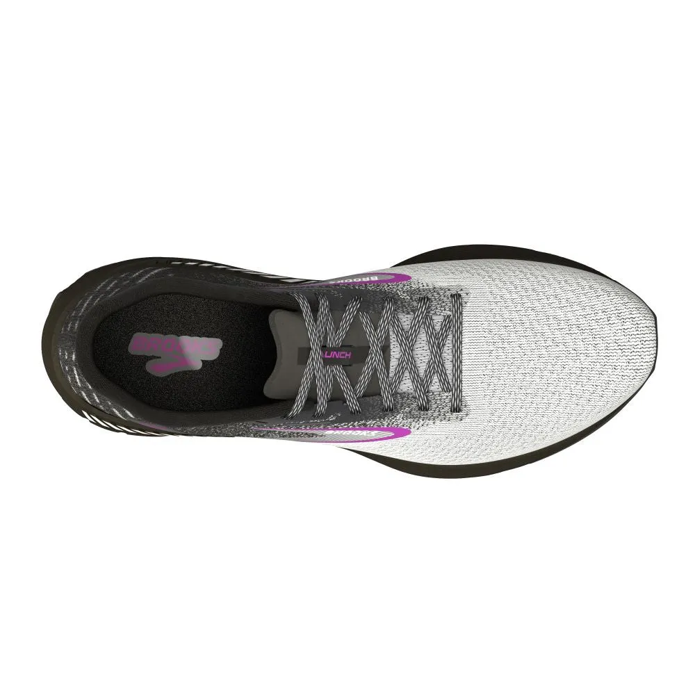 'Brook' Women's Launch GTS 10 - Black / White / Violet