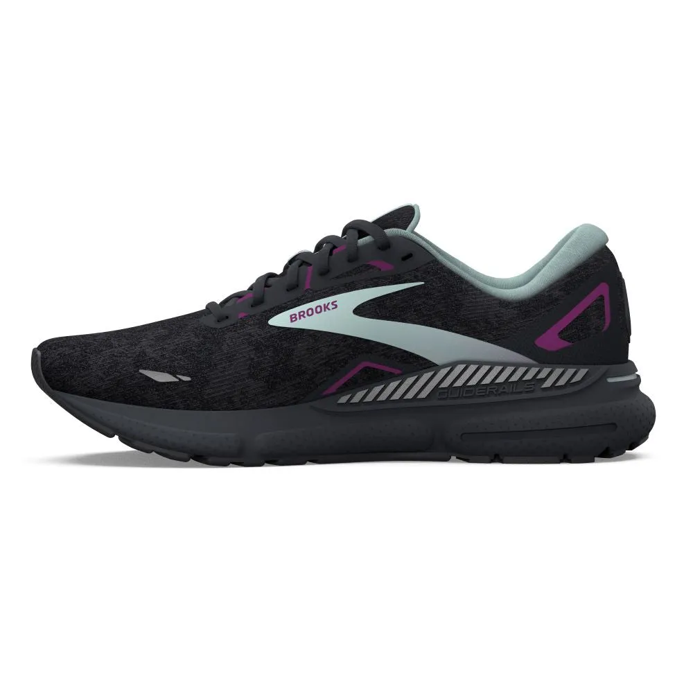 'Brooks' Women's Adrenaline GTS 23 - Black / Light Blue / Purple