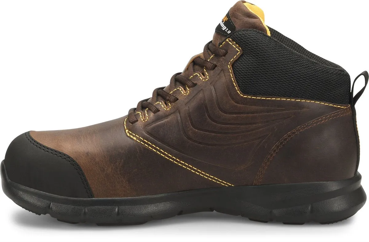 'Carolina' Men's Lytning 1.9 MetGuard EH Comp Toe Hiker - Brown