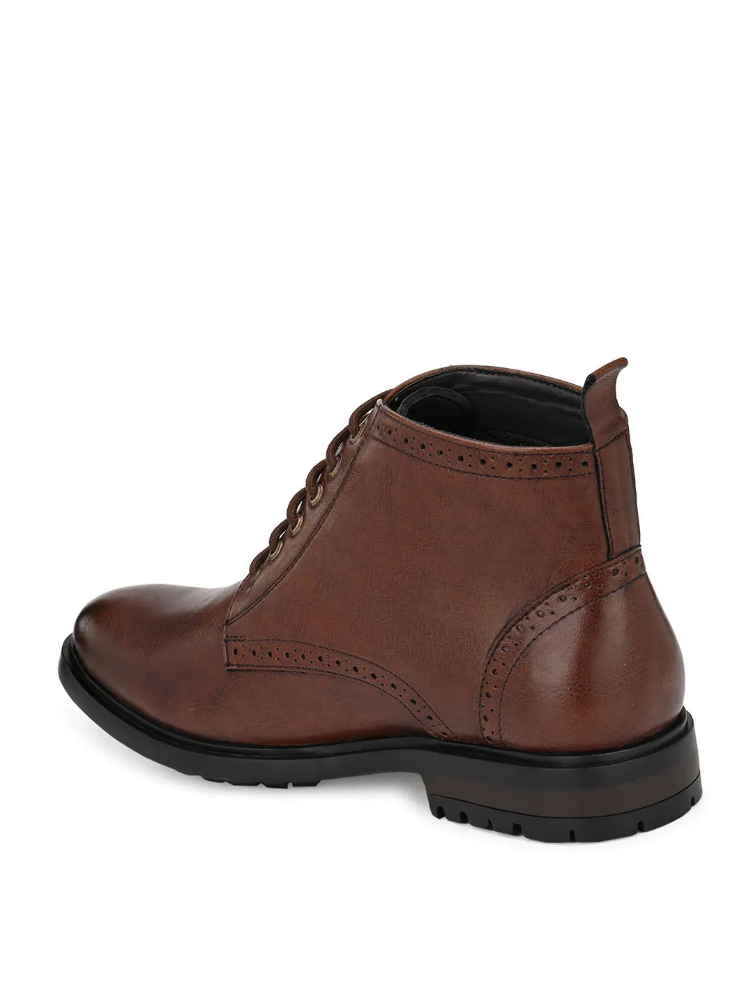 Cavalry Tan Lace-Up Boots