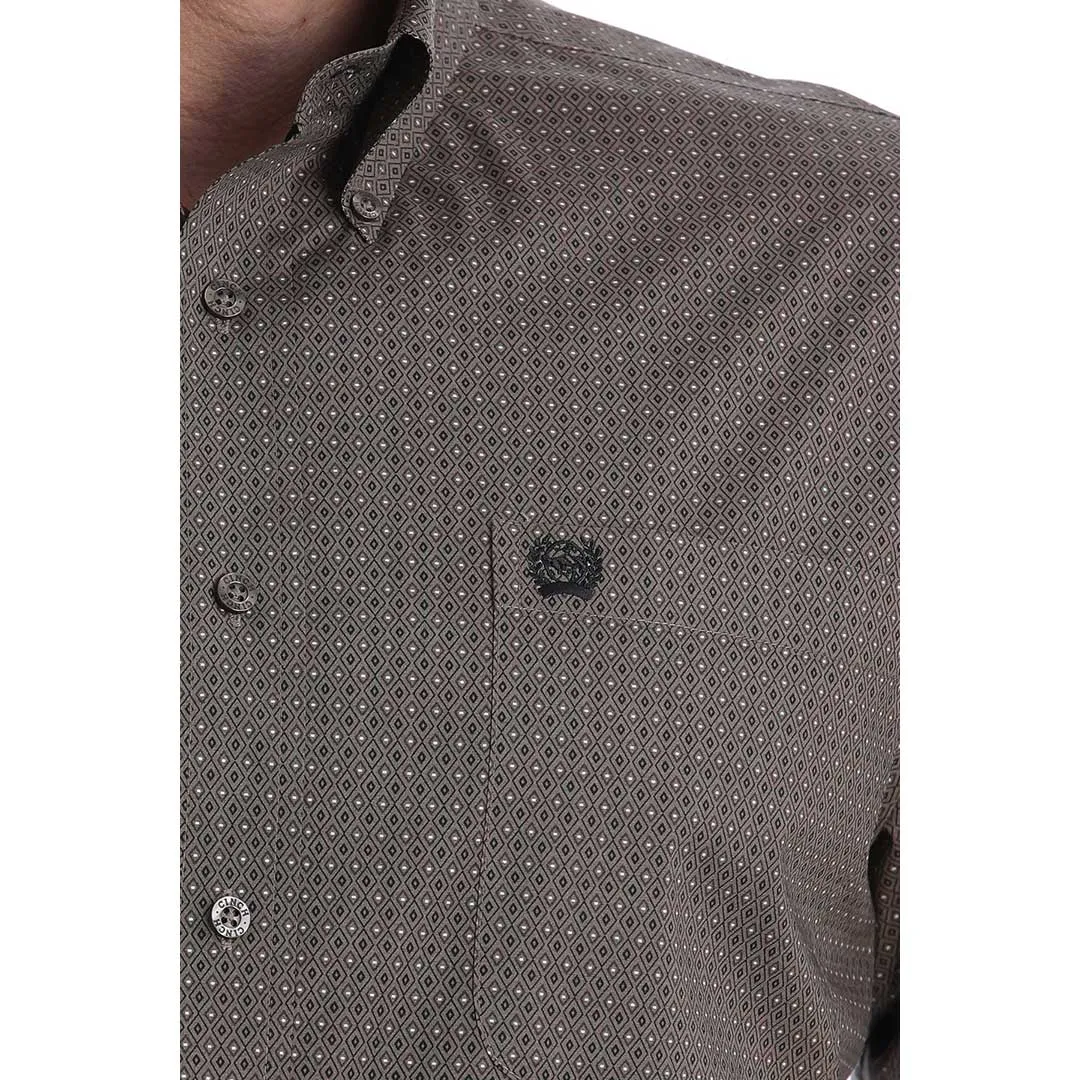 Cinch Men's Diamond Print Shirt