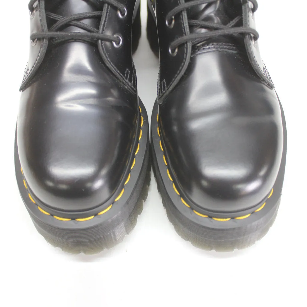 Dr. Martens Jadon Black Unisex Leather Mid-calf 8-eye Boots - UK 7