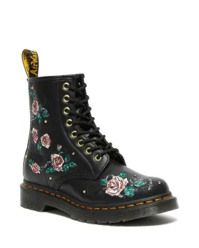 DR.MARTENS 1460 Vonda Floral Women | Black Nappa (26980001)