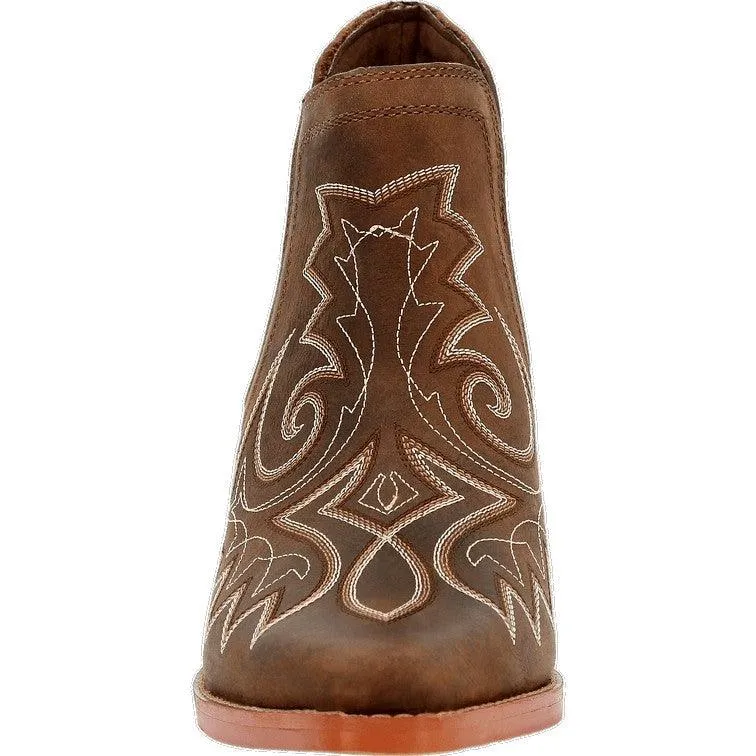 Durango Crush Women’s Coffee Brown Western Fashion Bootie DRD0399