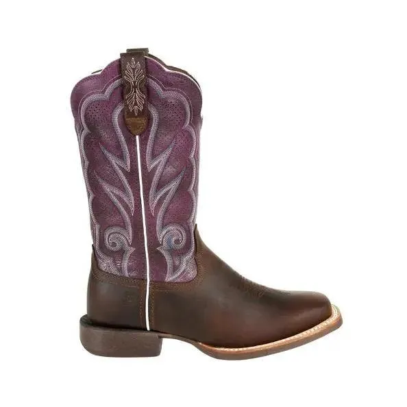 Durango Lady Rebel Women’s Pro Ventilated Plum Western Boot DRD0377