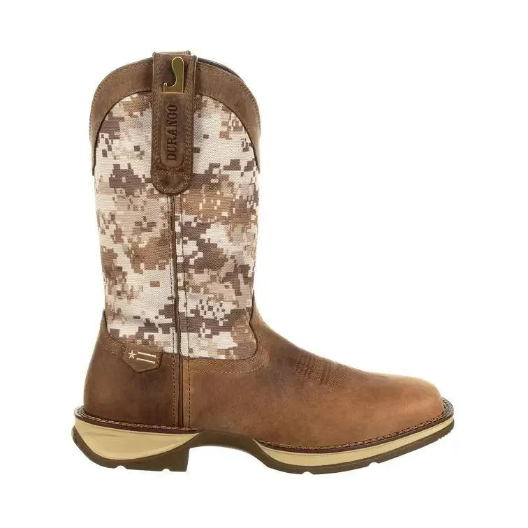 Durango Rebel Men’s Desert Camo Pull-on Western Boot DDB0166