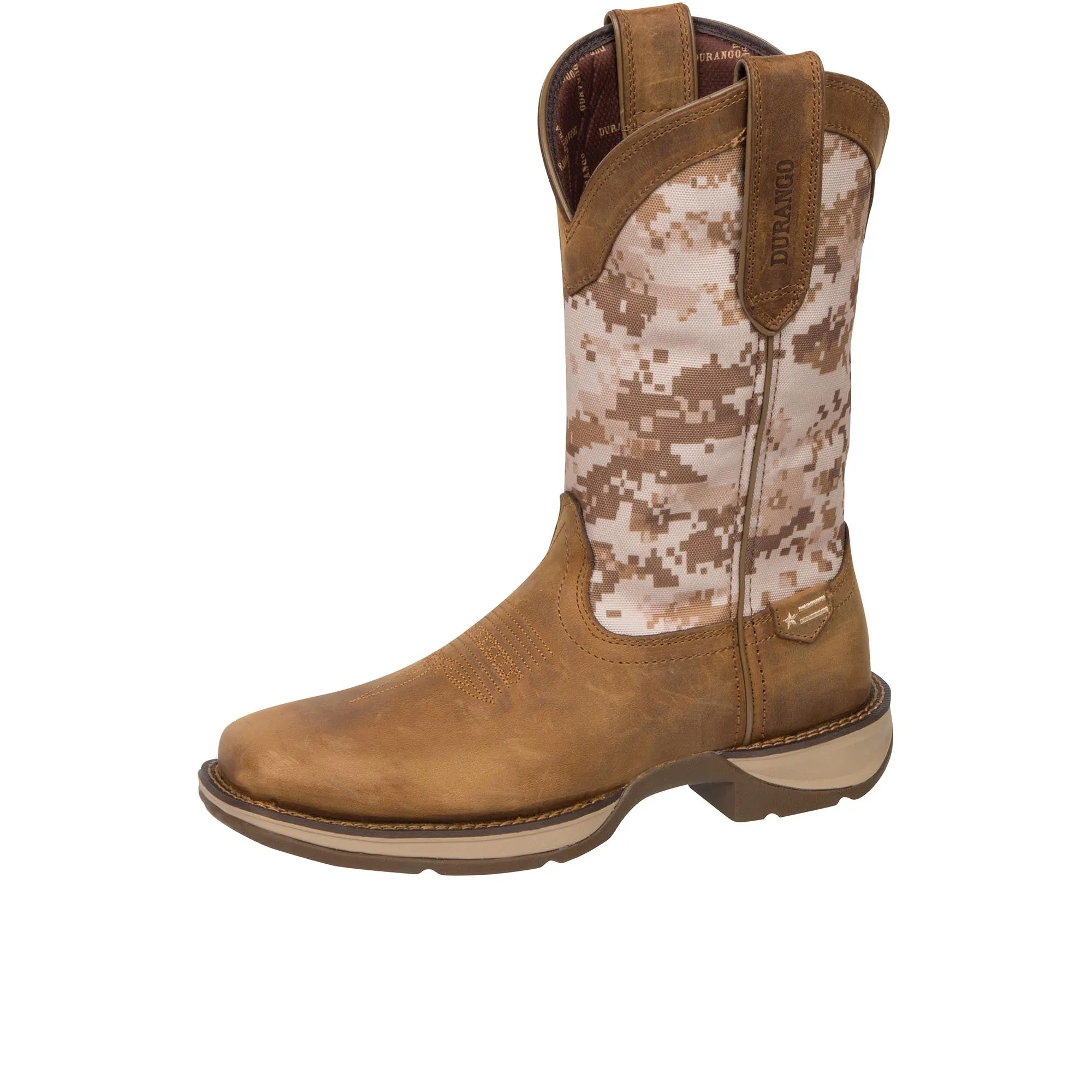 Durango Rebel Western Boot Soft Toe Deset Camo