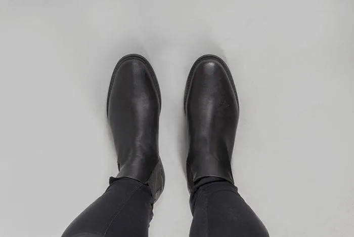 'Dylan' Unisex Chelsea vegan boots by Ahimsa - black