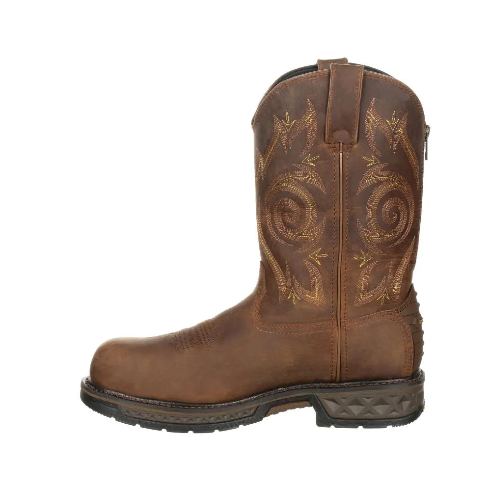 'Georgia Boot' Men's 10" Carbo-Tec EH WP Comp Toe - Brown