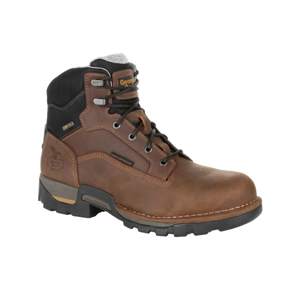 'Georgia Boot' Men's 6" Eagle One EH WP Steel Toe - Brown