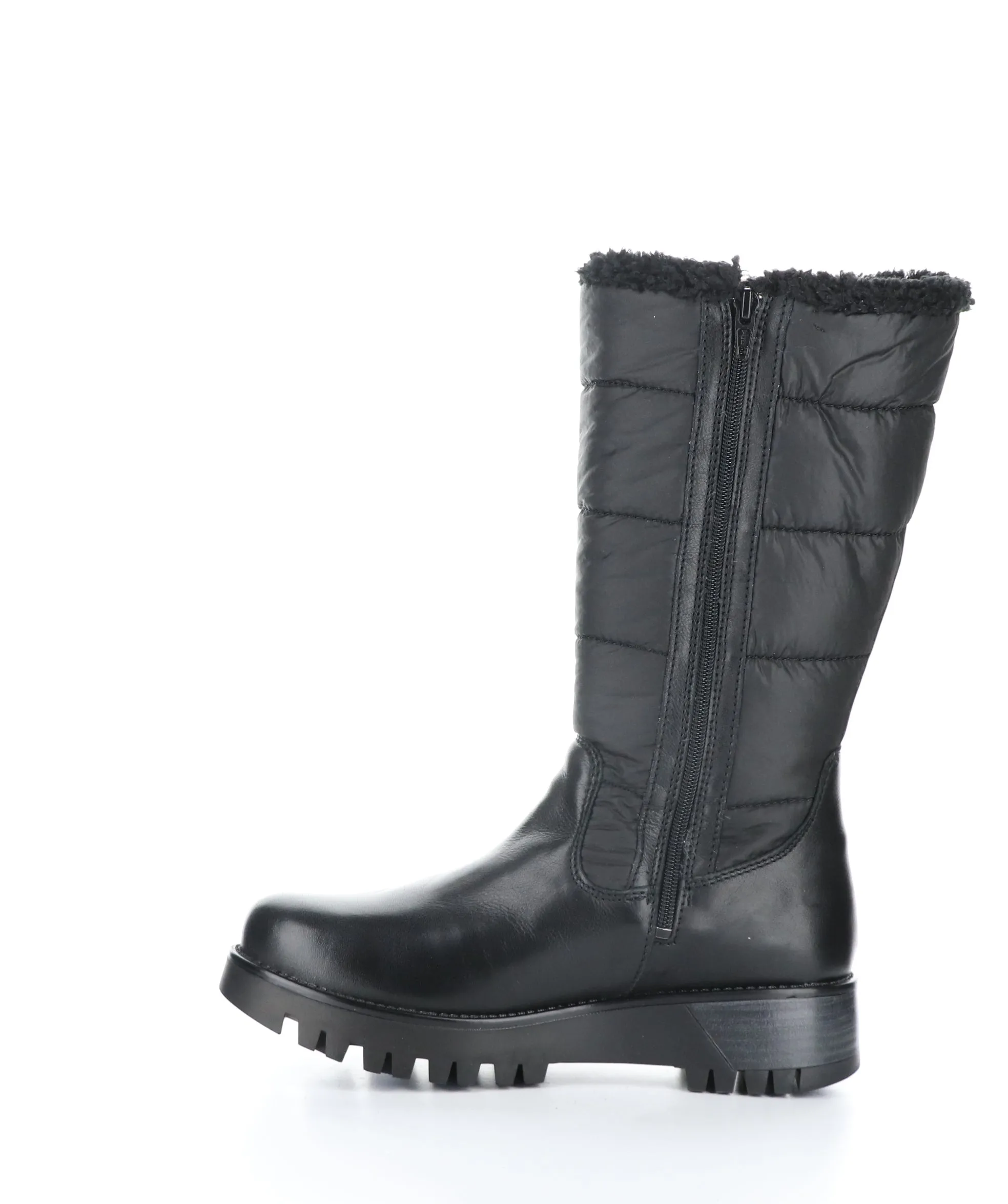 GRACEN PRIMA BLACK Round Toe Boots