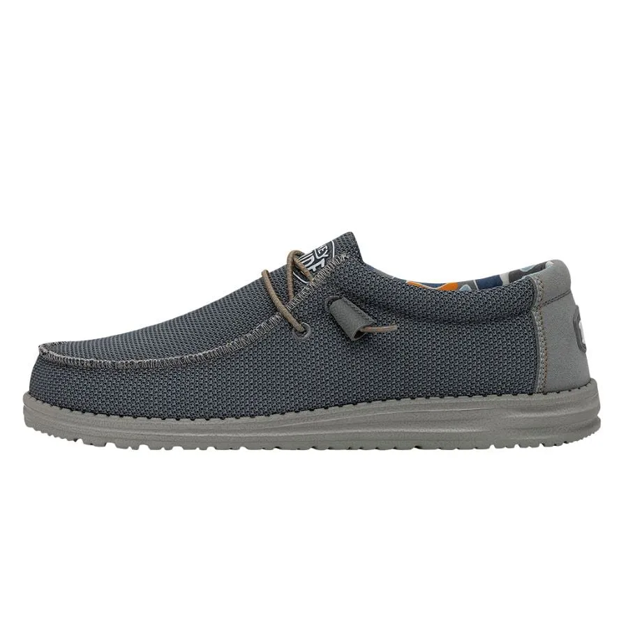 'Hey Dude' Men's Wally Sox Triple Needle - Blue Shadow