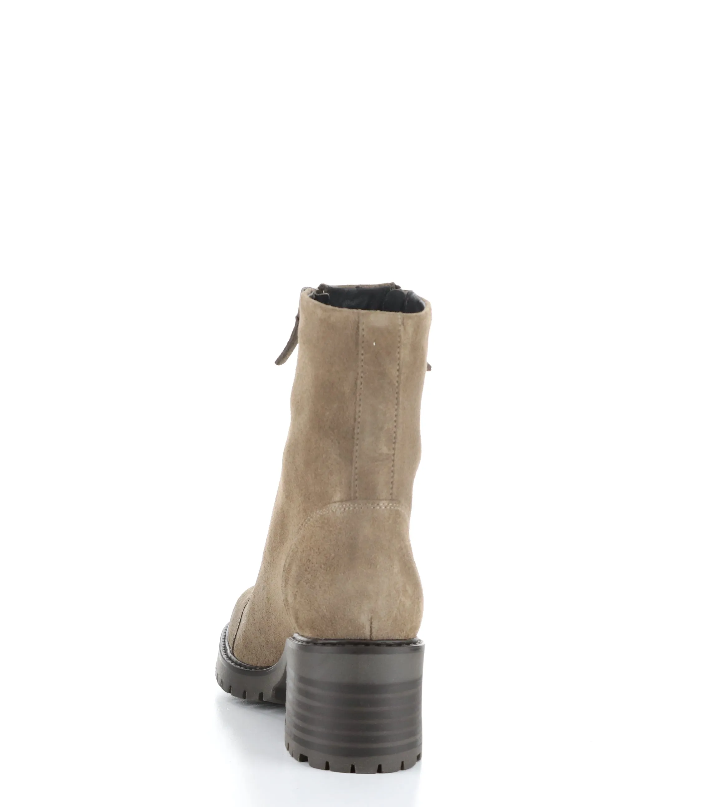 INGLE TAUPE Round Toe Boots