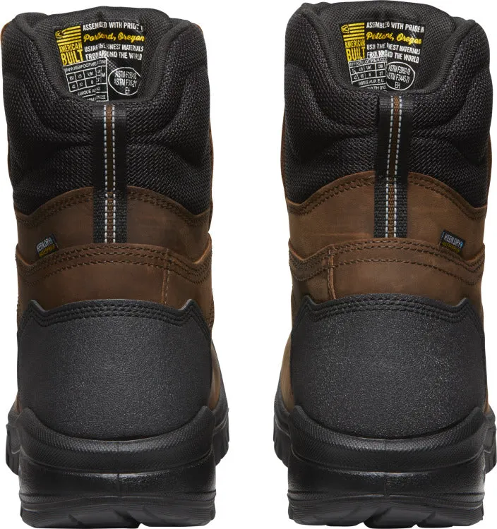 'Keen Utility' Men's 8 Independence EH WP Soft Toe - Dark Earth / Black