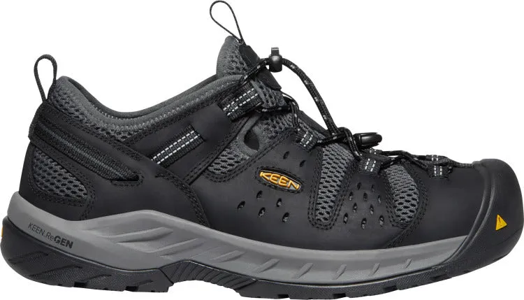 'Keen Utility' Men's Atlanta Cool II EH Steel Toe - Black / Dark Shadow