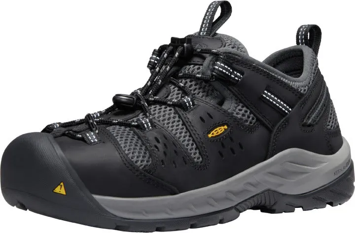 'Keen Utility' Men's Atlanta Cool II EH Steel Toe - Black / Dark Shadow