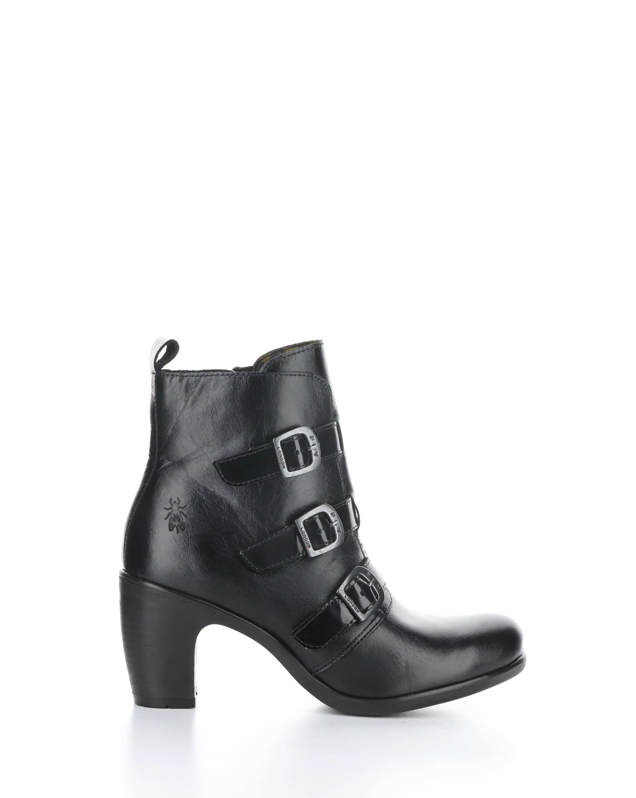 KLEA012FLY 000 BLACK Round Toe Boots