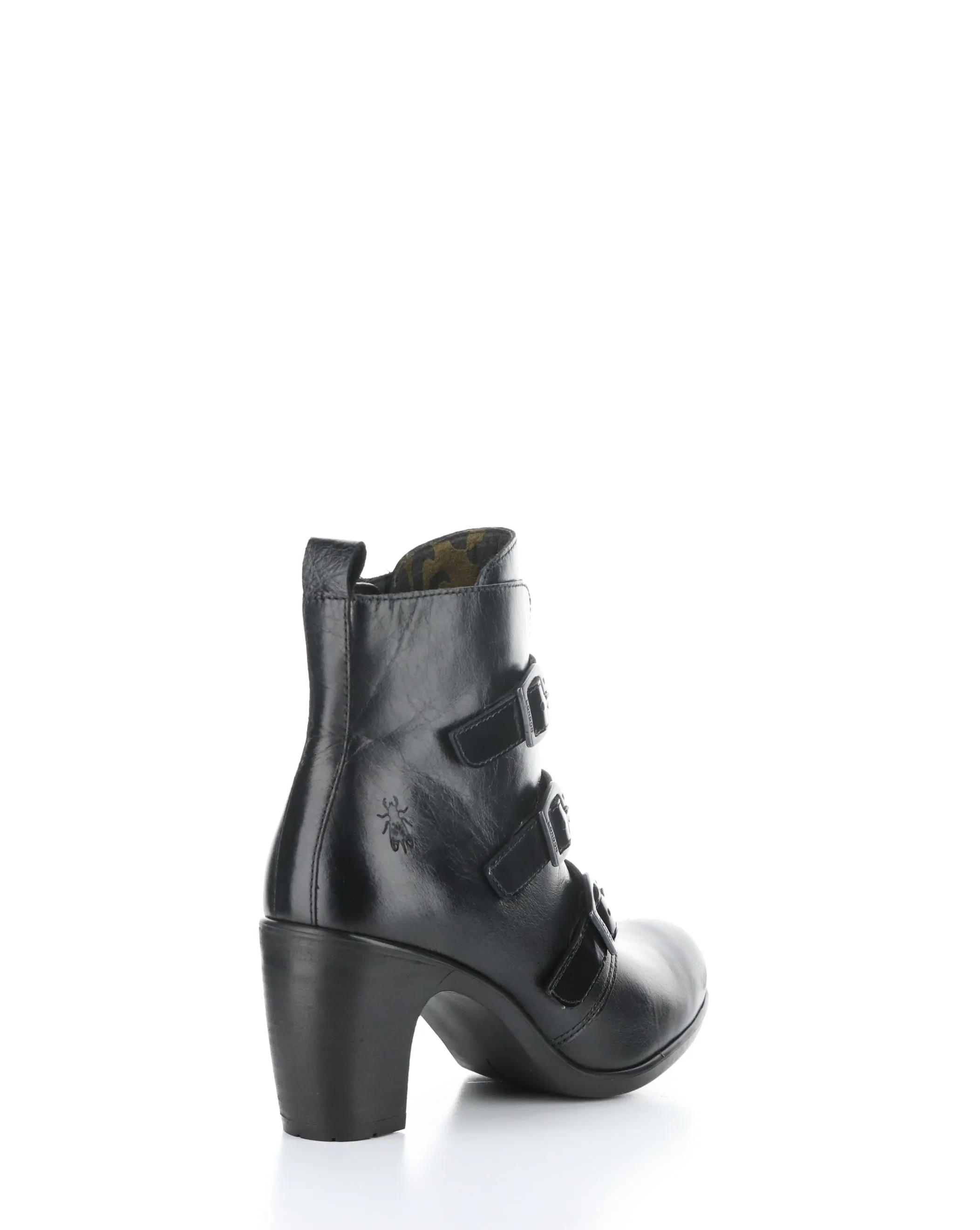 KLEA012FLY 000 BLACK Round Toe Boots