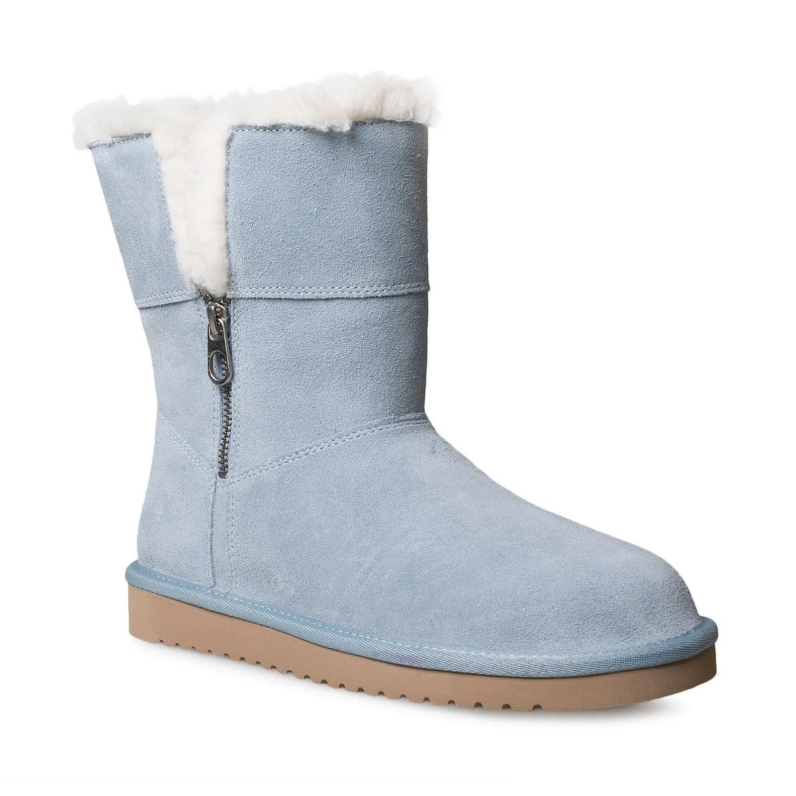 Koolaburra By UGG Aribel Short Blue Fog Boots - Women's