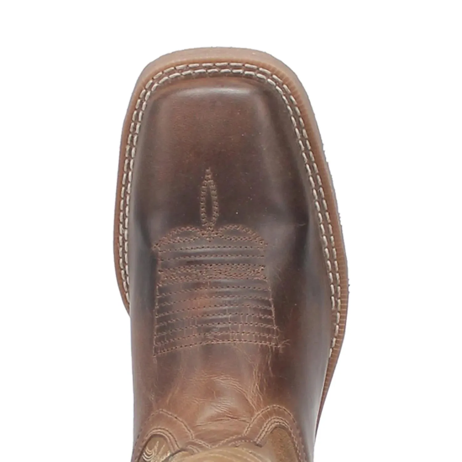 'Laredo' Men's 11 Bradshaw Western Square Toe - Brown / Tan