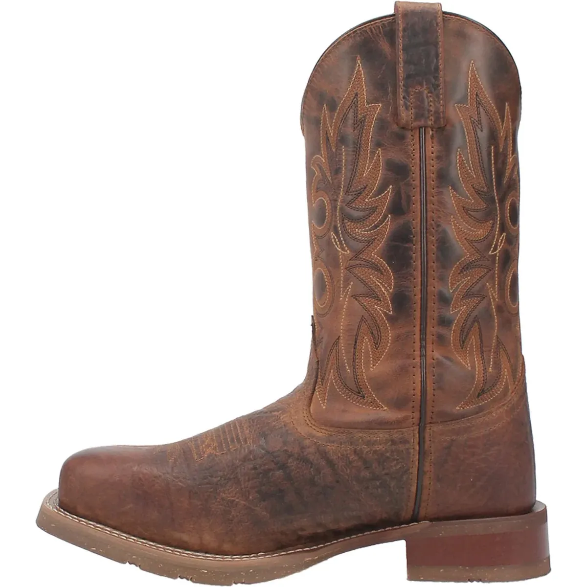 'Laredo' Men's 11" Durant Western Square Steel Toe - Rust