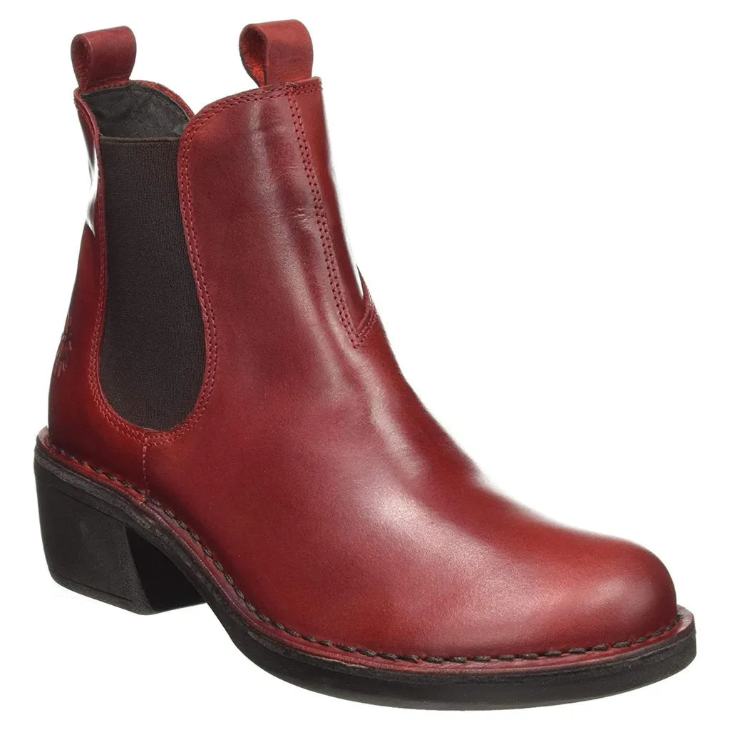 Meme030Fly Rug Leather Women's Chelsea Boots