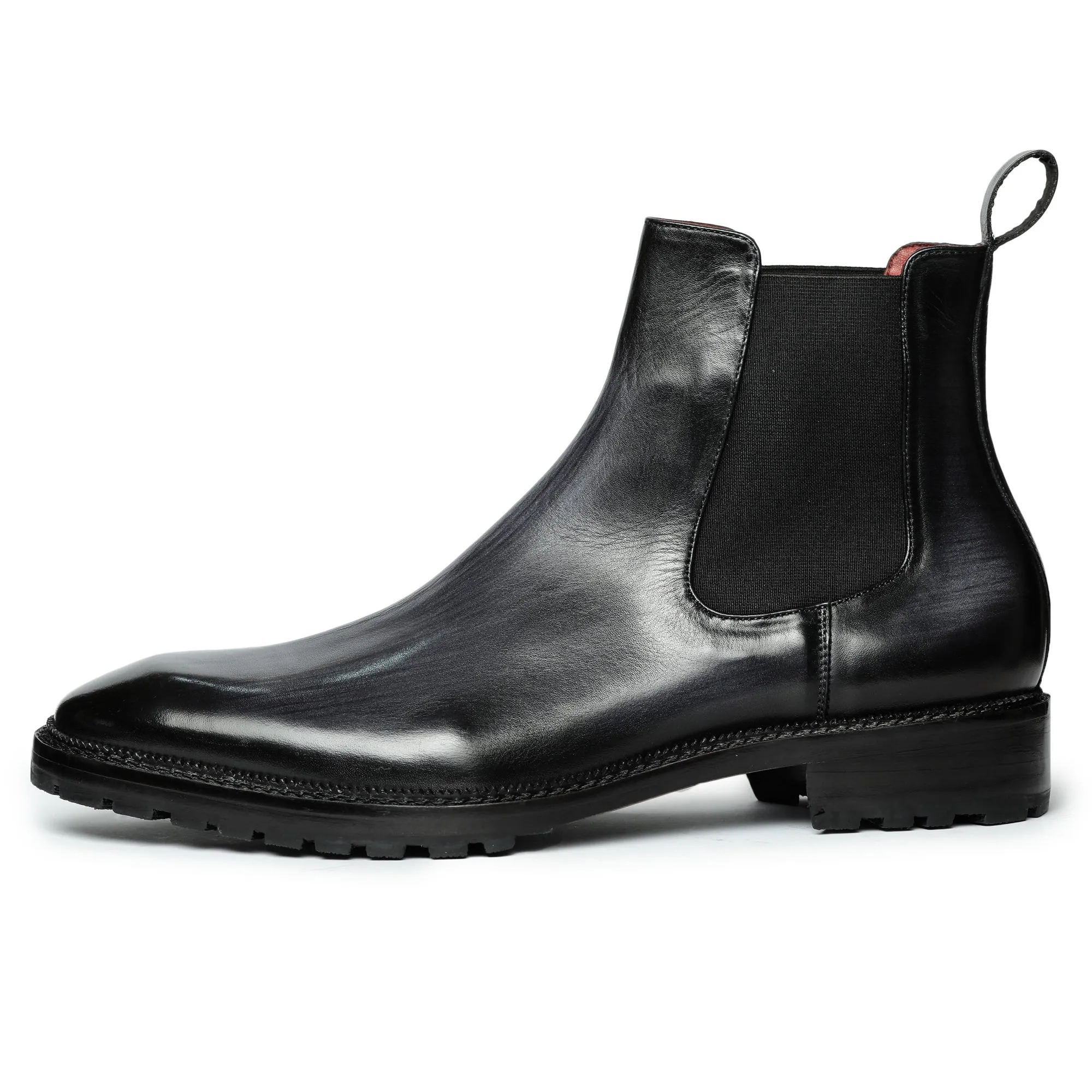 Mens Chelsea Boots- Grey