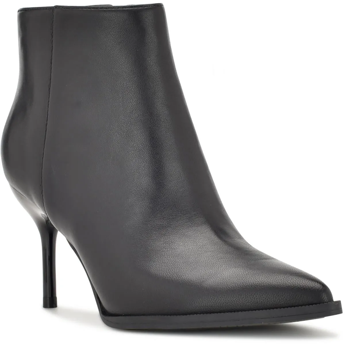 Nine West Womens Jacks Leather Pointed Toe Ankle Boots