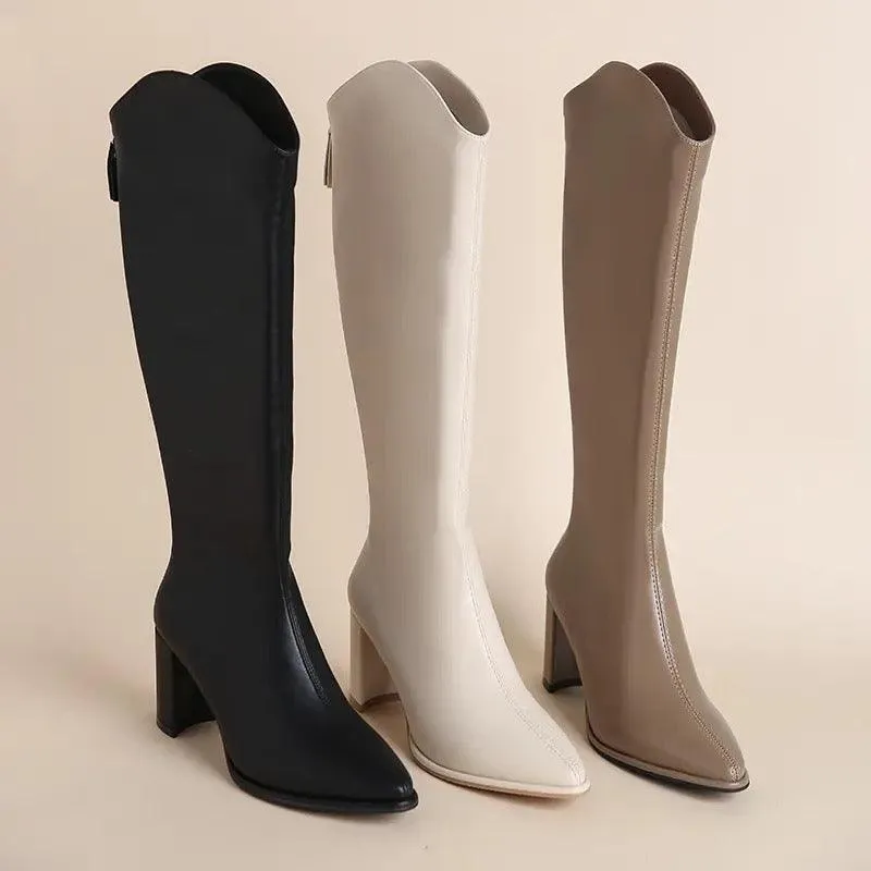 Oslo Knee High Leather Boots