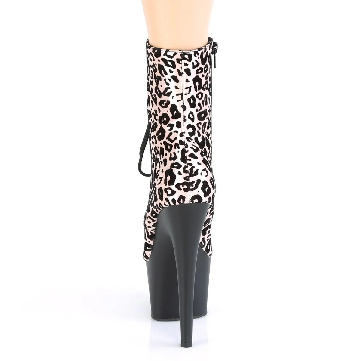 Pleaser Adore-1020LP-Leopard Print/Black-Size 5-Clearance