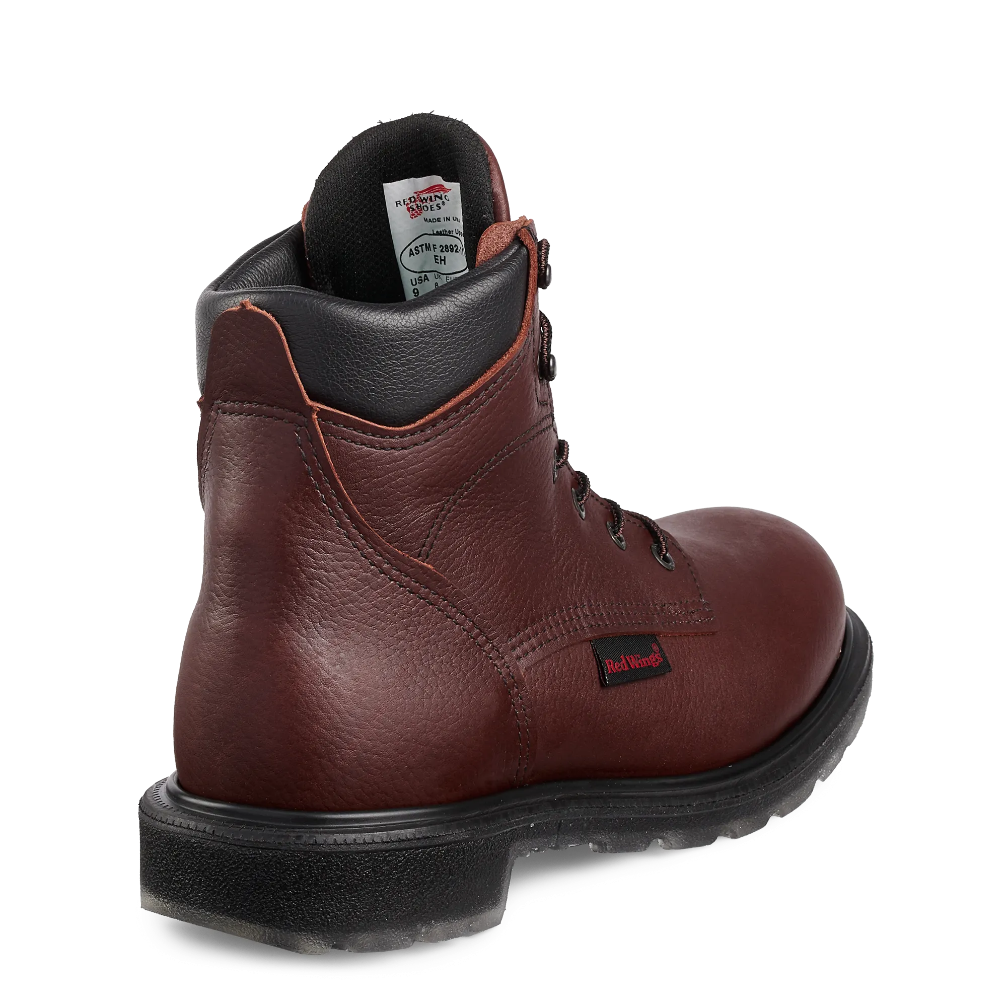 'Red Wing' Men's 6" SuperSole 2.0 EH Steel Toe - Brown