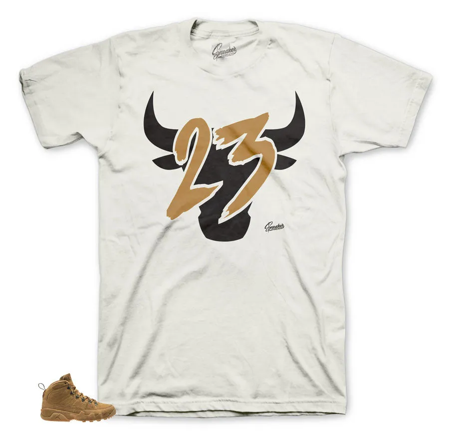 Retro 9 Wheat Boot Shirt - Toro - Sail