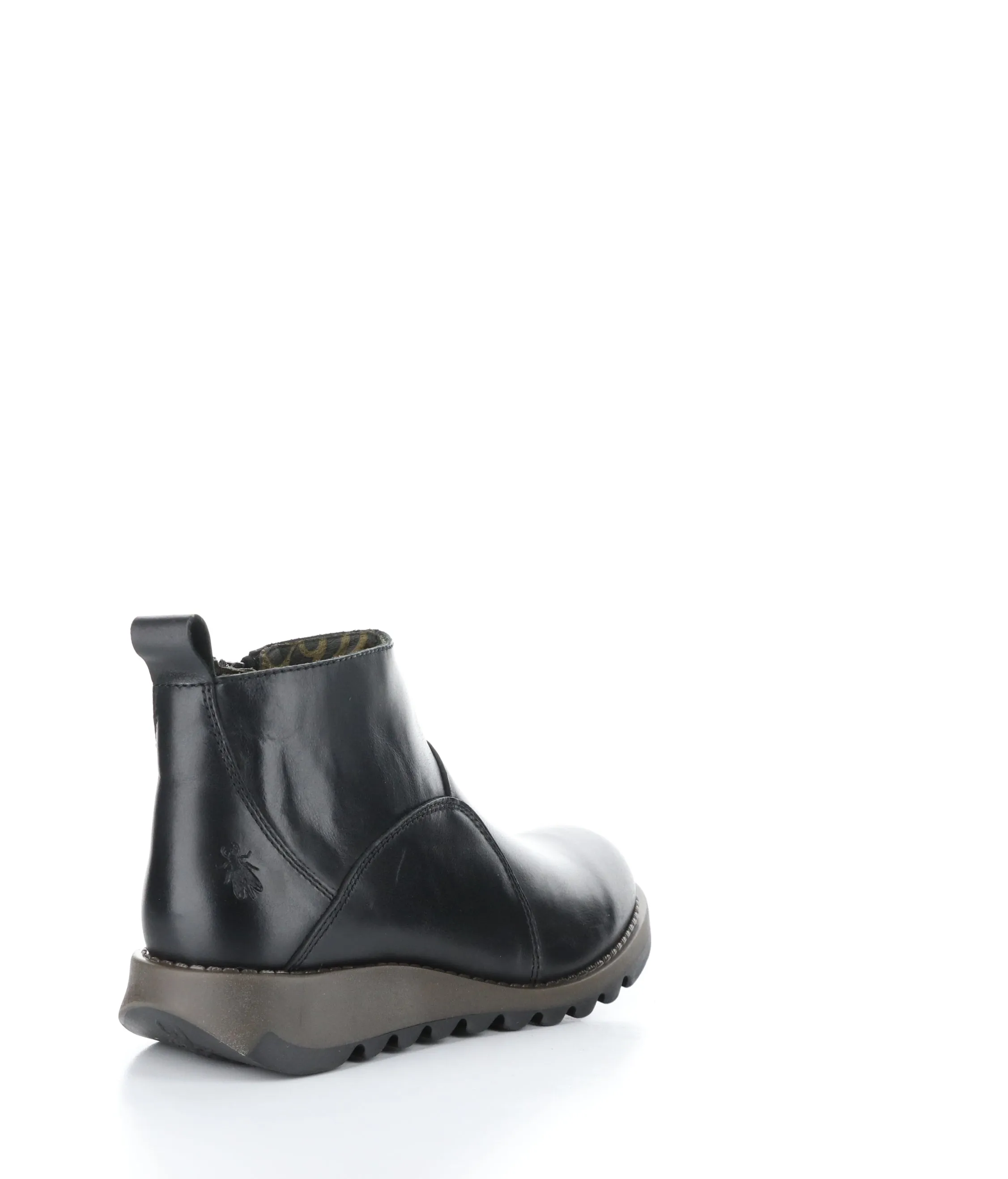 SELY918FLY 000 BLACK Round Toe Boots