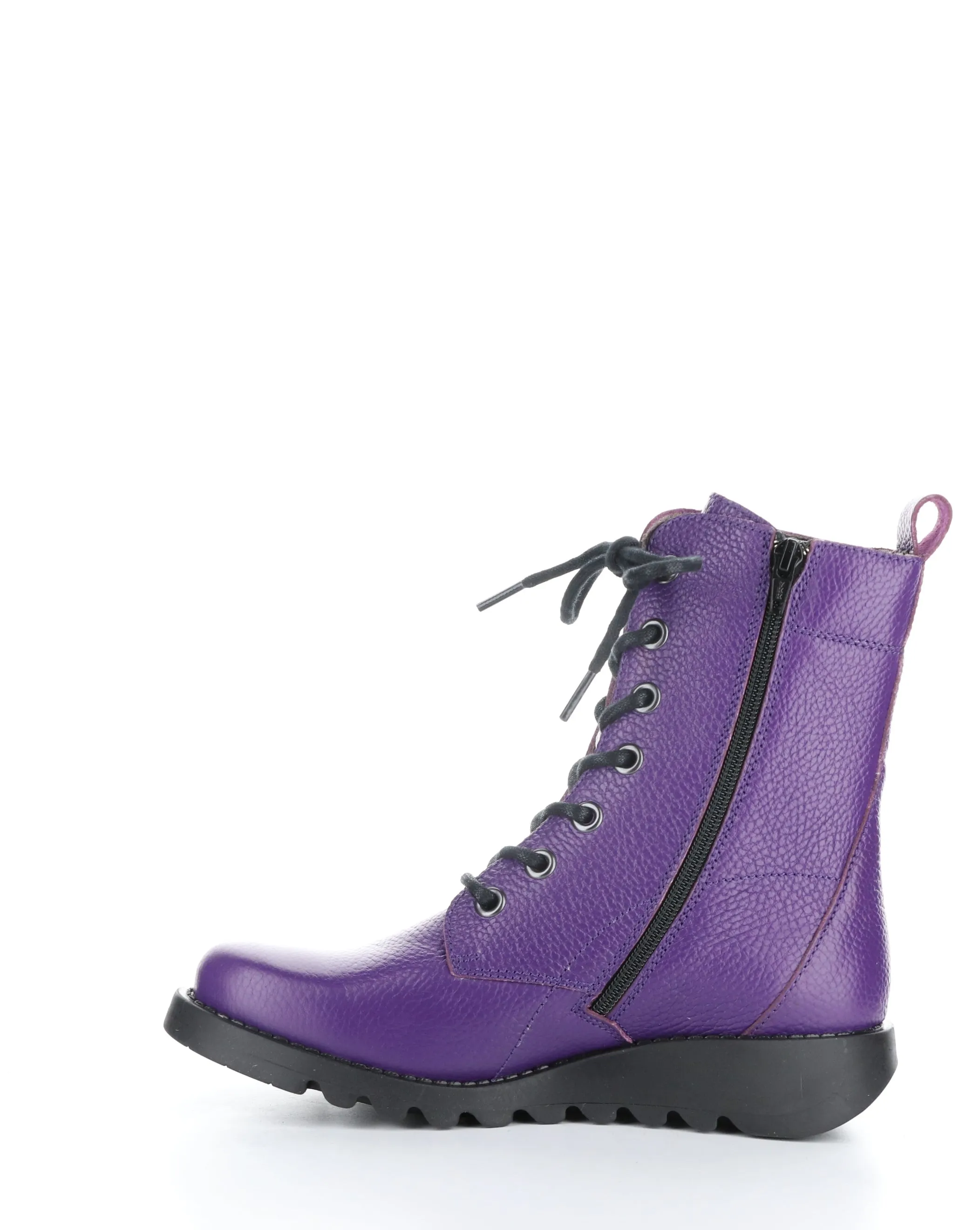 SILF015FLY 006 PURPLE Round Toe Boots