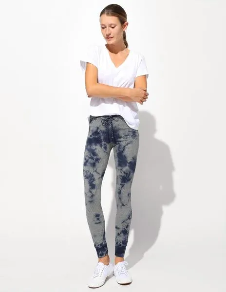 Sundry Tie Dye Skinny Sweatpants