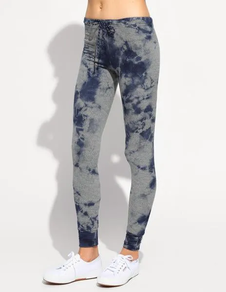 Sundry Tie Dye Skinny Sweatpants