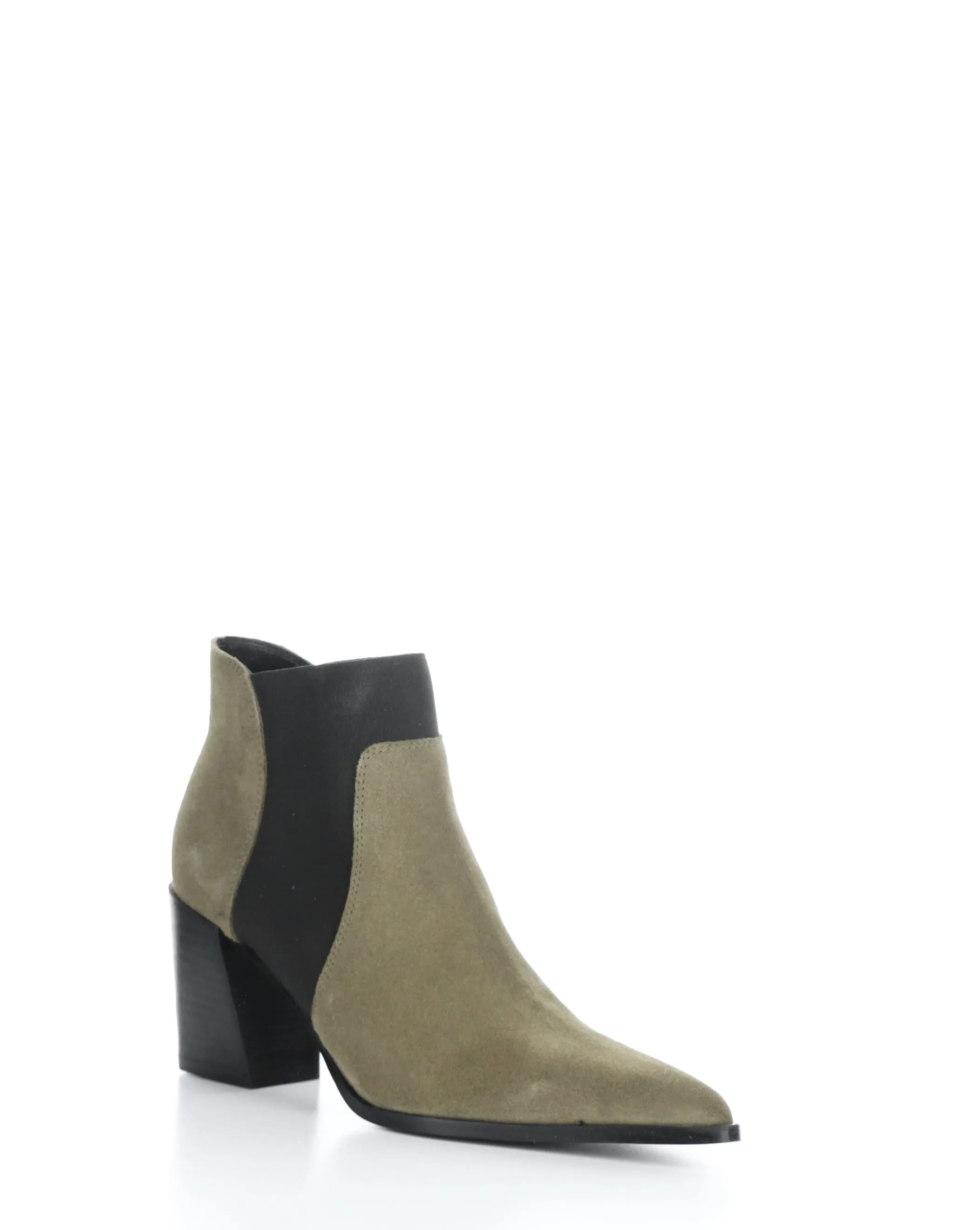 TALLIS OLIVE Pointed Toe Boots